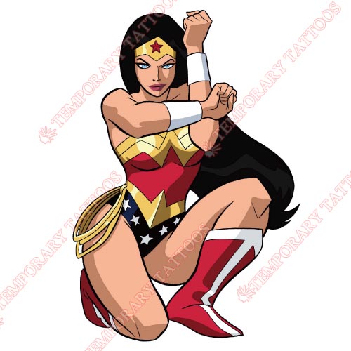 Wonder Woman Customize Temporary Tattoos Stickers NO.371